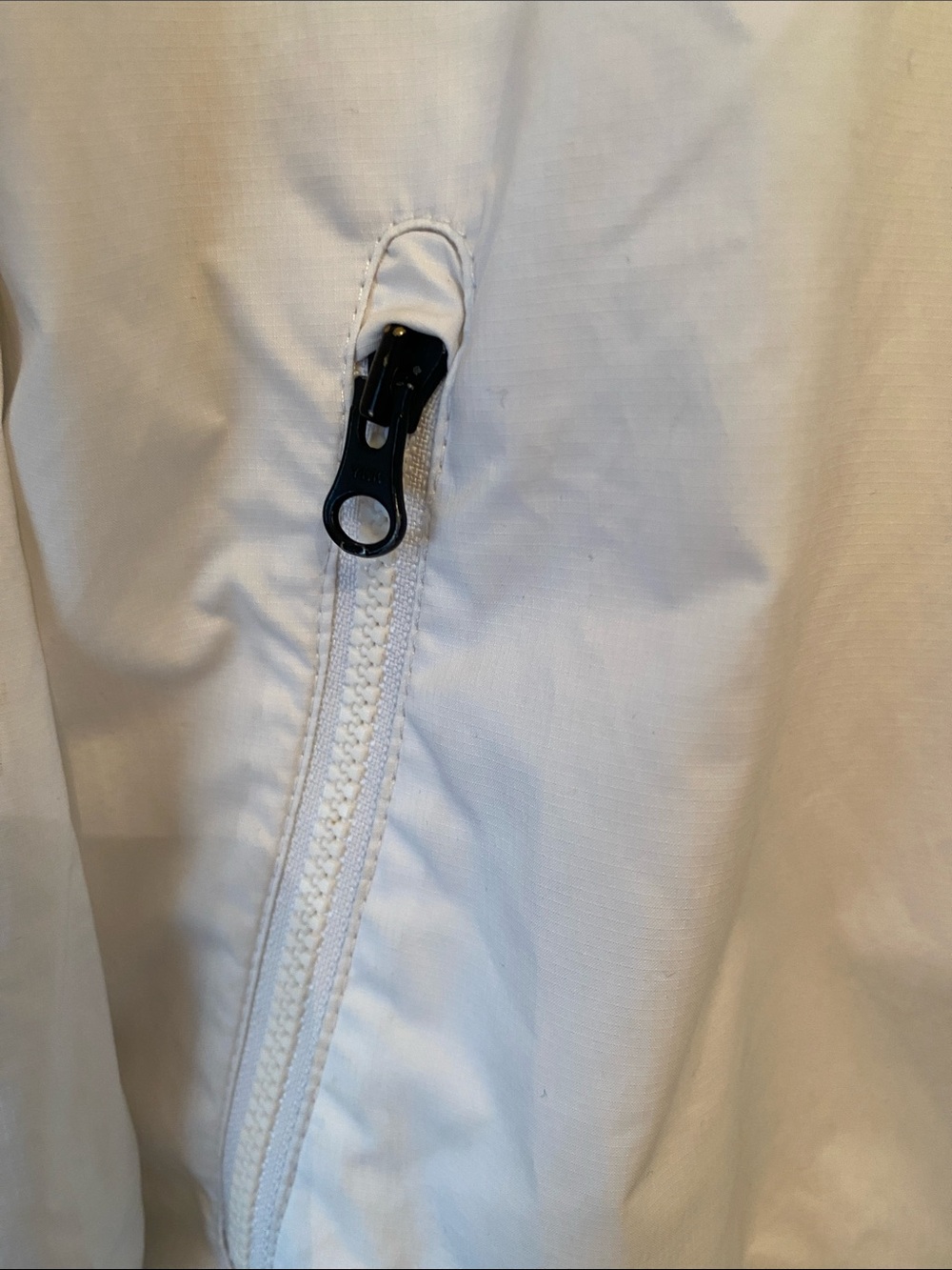 Nike Windrunner Full Zip White Jacket  youth M windbreaker golf athletic - Picture 4 of 9